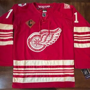 Detroit Red Wings Dylan Larkin #71 100 Year Centennial Jersey Adult Medium (50)